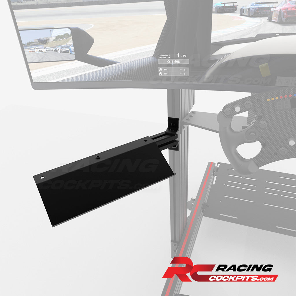 Keyboard Tray for Sim Racing (Dual-Axis Pivoting)