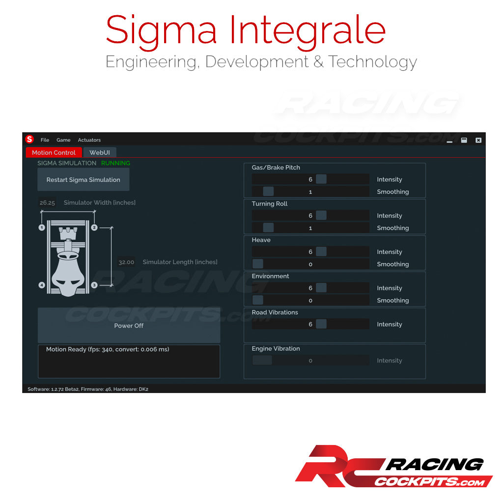 Sigma Integrale - DK2 Professional Motion System