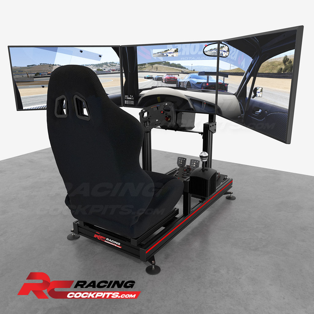RCP Sim Racing Triple Monitor Mount Sport Series Racing Cockpits